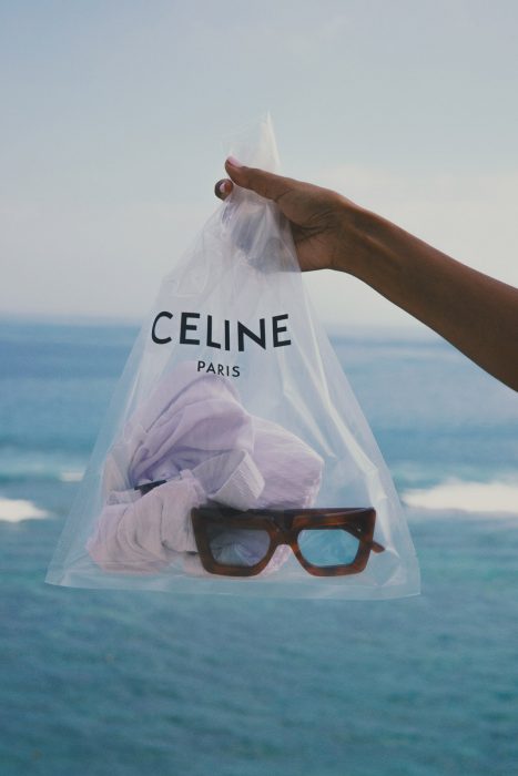 Celine plastic hotsell bag price